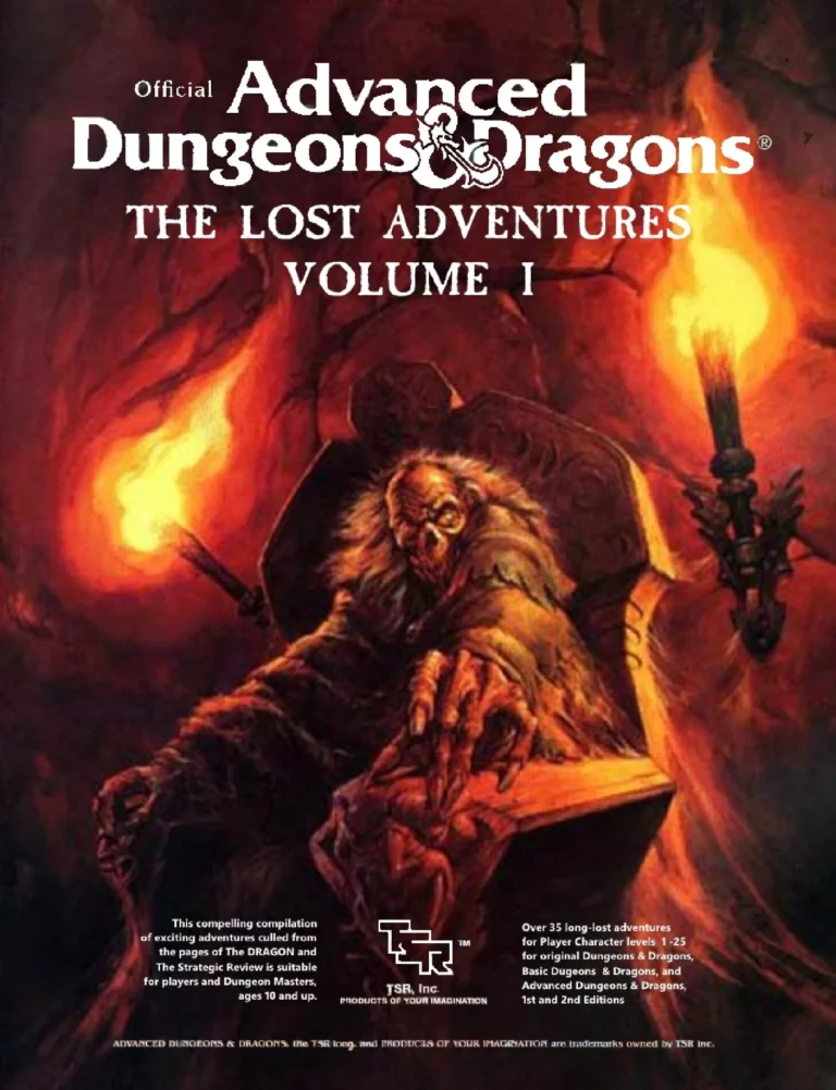 TSR 202X - The Lost Adventures - Volume I