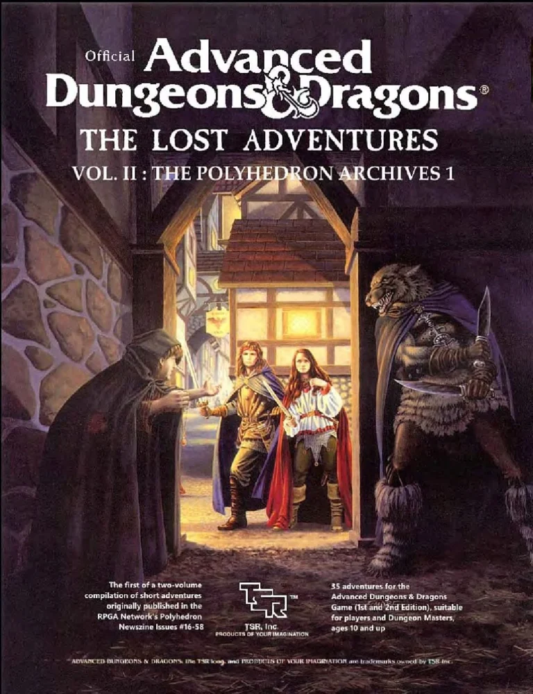 TSR 202X - The Lost Adventures - Volume II