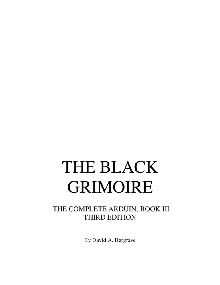The Compleat Arduin - Book 3 - The Black Grimoire