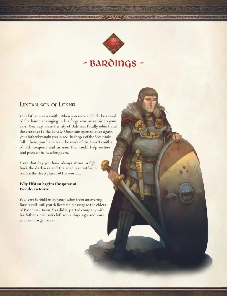 5 - Adventures in Middle-earth, Eaves of Mirkwood character sheets version 2