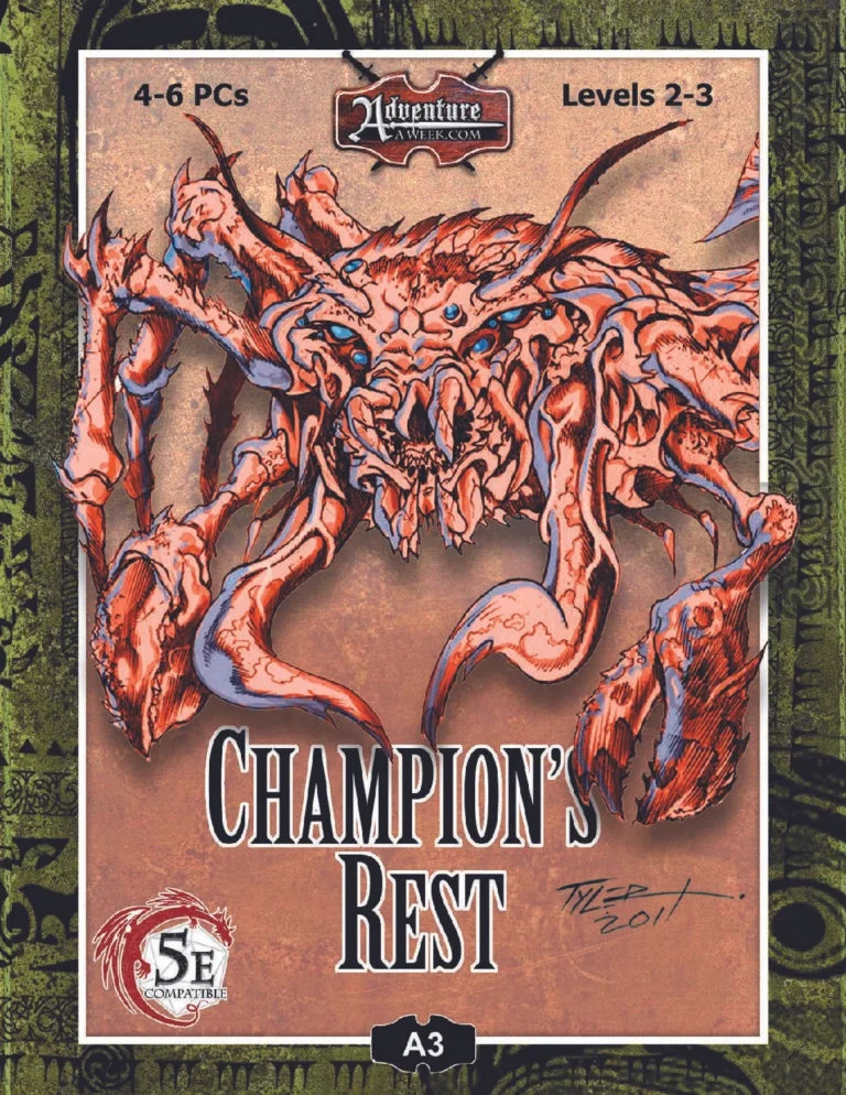 AAW Games - A3 Champions Rest