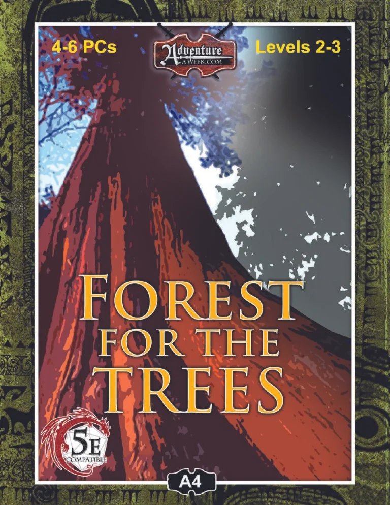 AAW Games - A4 Forst of the Trees