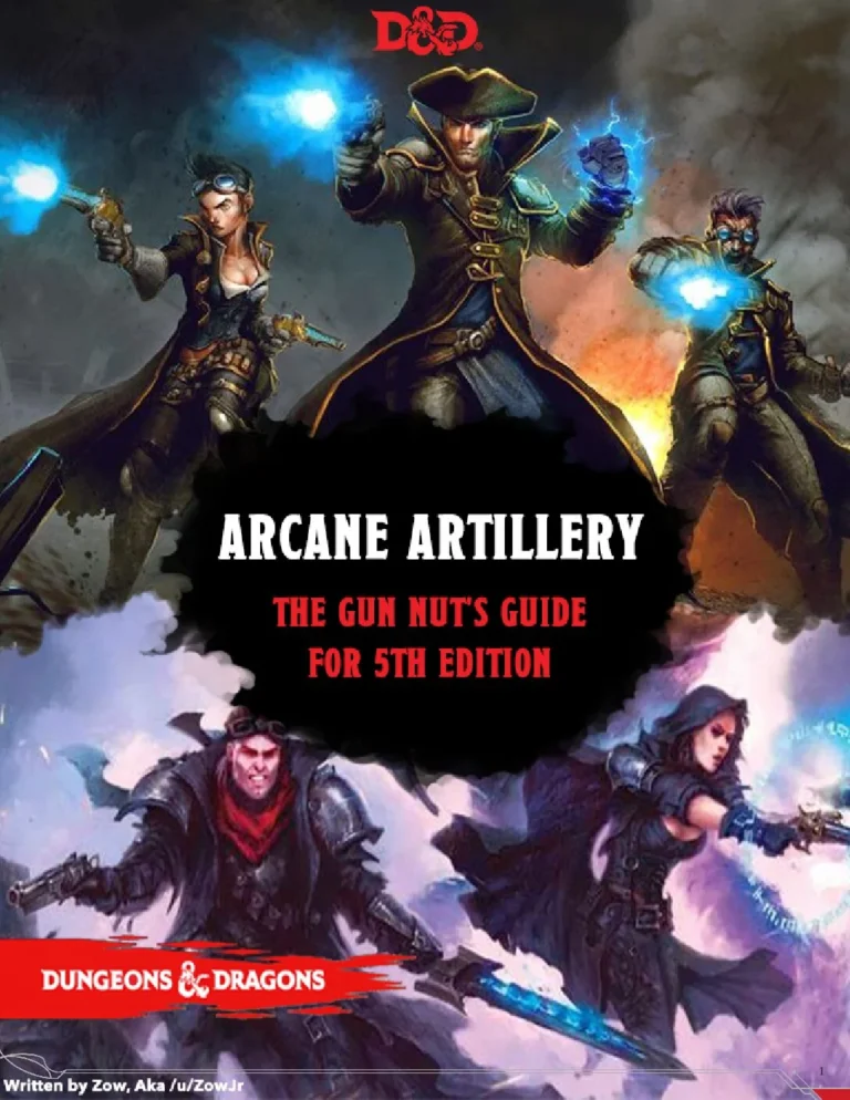 Arcane Artillery - The Gun Nut's Guide