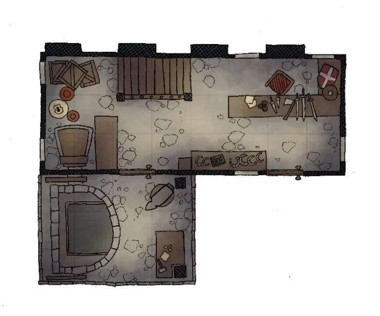 Blue Sword Games - The Burning Goblins Map Pack