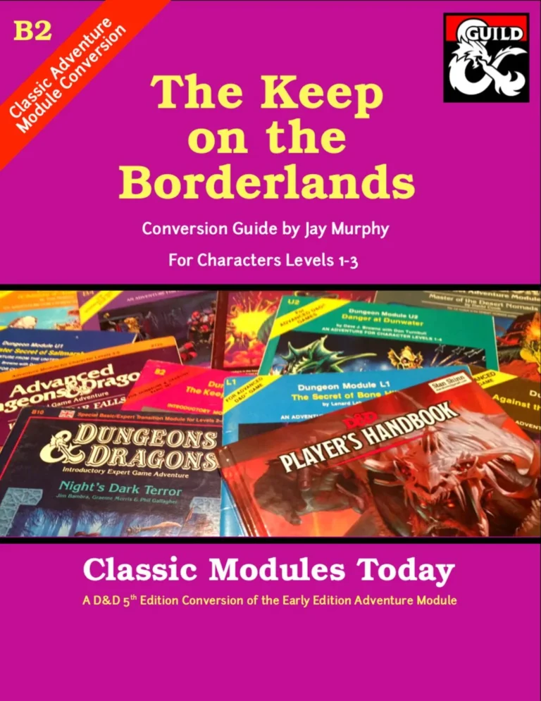 Classic Modules Today - B2 The Keep on the Borderlands
