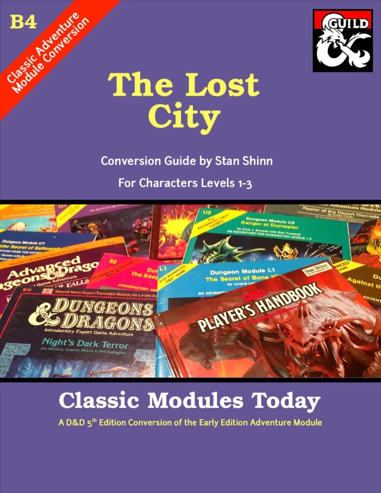 Classic Modules Today - B4 The Lost City