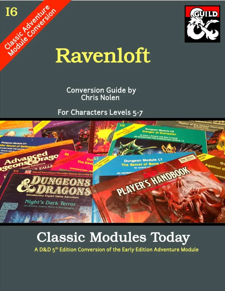 Classic Modules Today - I6 Ravenloft