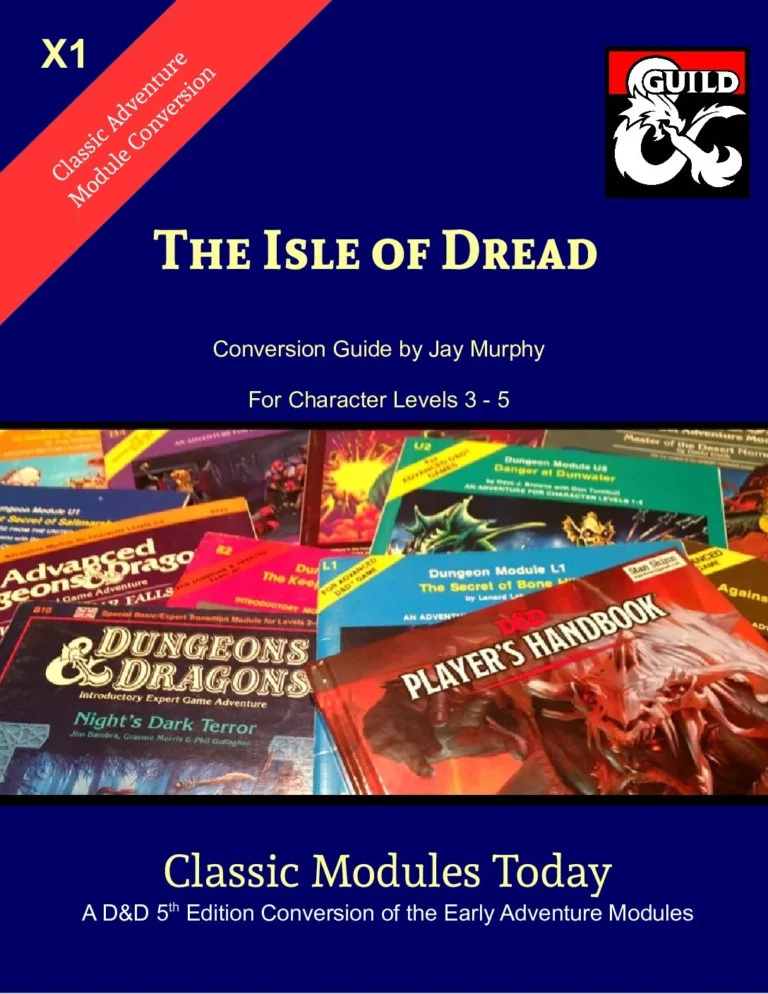 Classic Modules Today - X1 The Isle of Dread