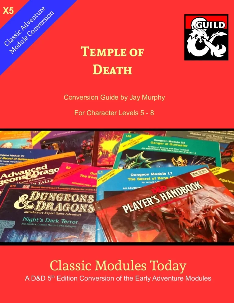Classic Modules Today - X5 Temple of Death