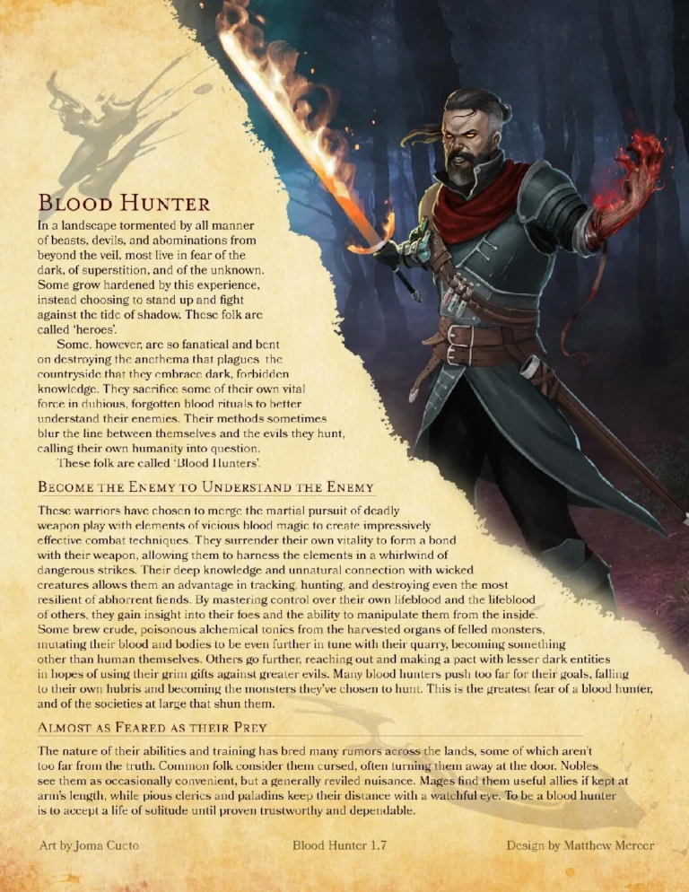 Critical Role - Blood Hunter