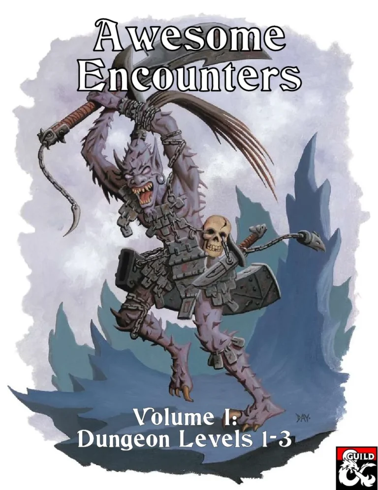 D&D5e - Awesome Encounters, Vol 1 - Dungeon Levels 1-3