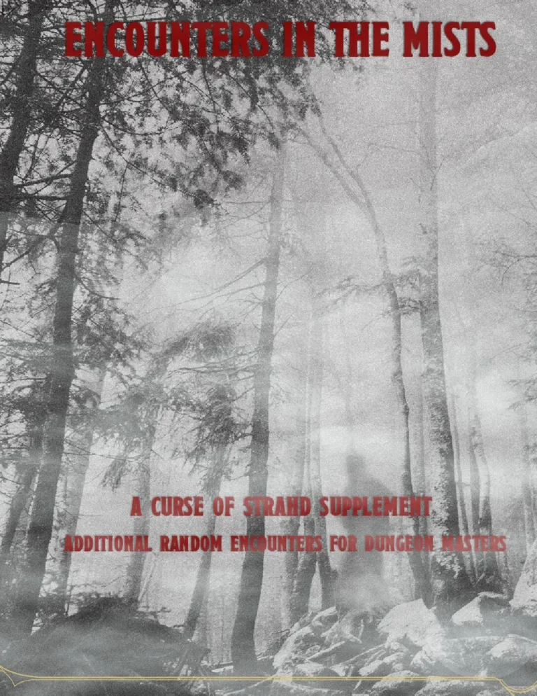 D&D5e - Curse of Strahd - Encounters in the Mists