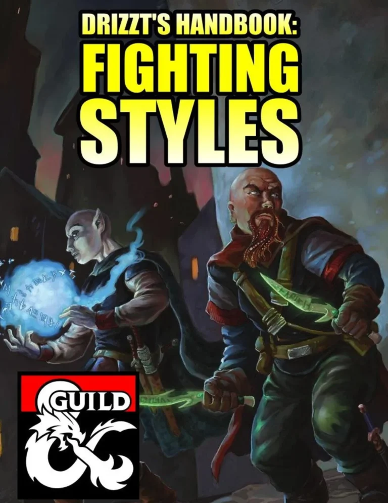 D&D5e - Drizzt's Handbook Fighting Styles (rev3)