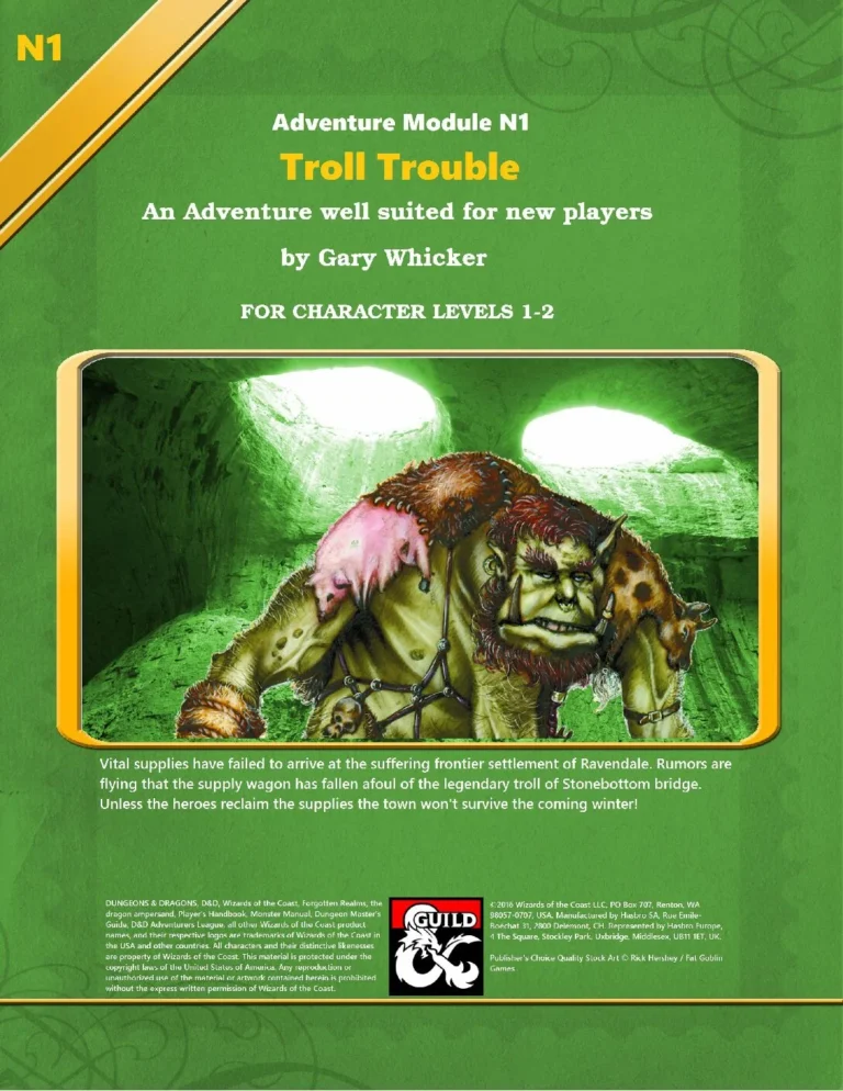 D&D5e - N1 - Troll Trouble