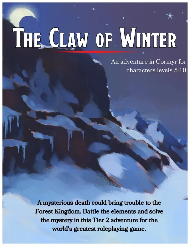 D&D5e - The Claw of Winter