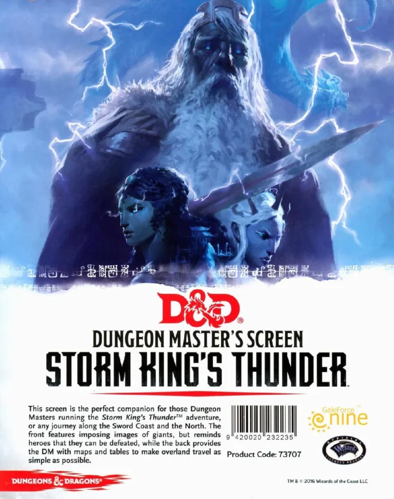 DM Screen - Storm King's Thunder