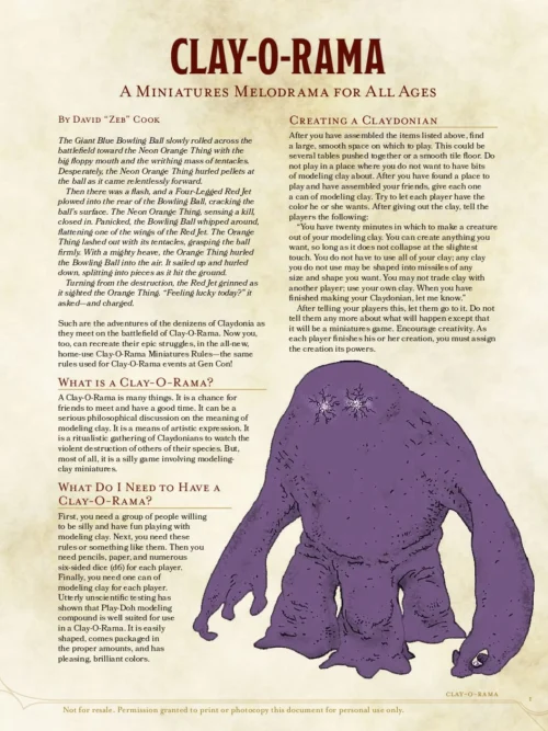 Dragon 15 - Clay-O-Rama