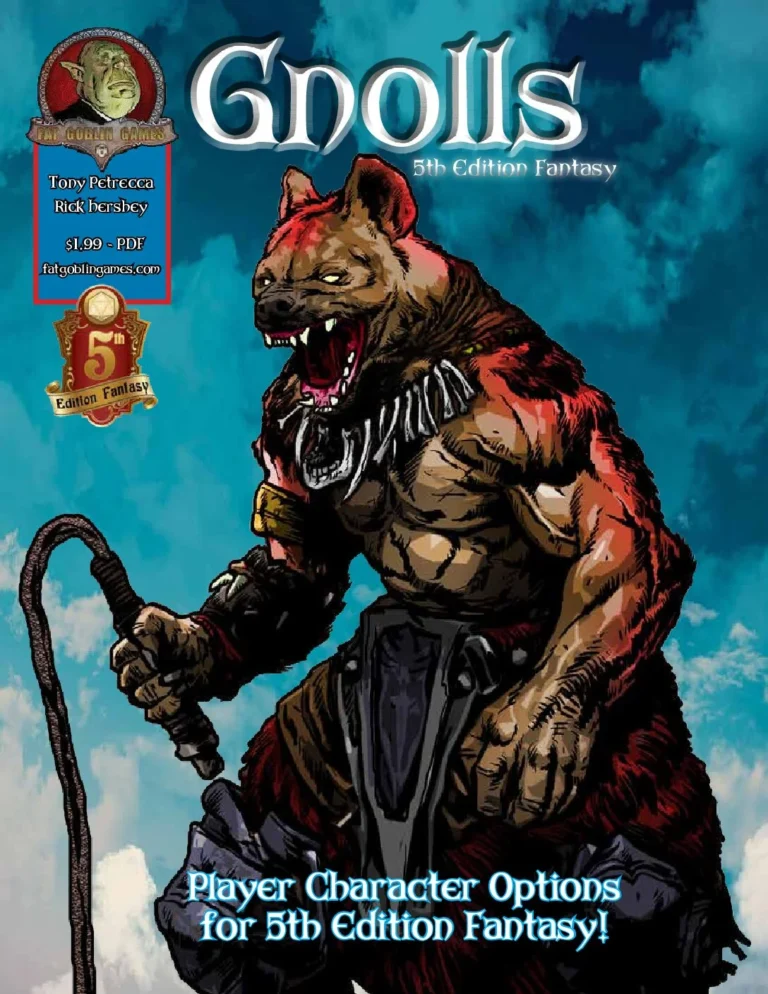 Fat Goblin Games - 5th Edition Racial Options - Gnolls