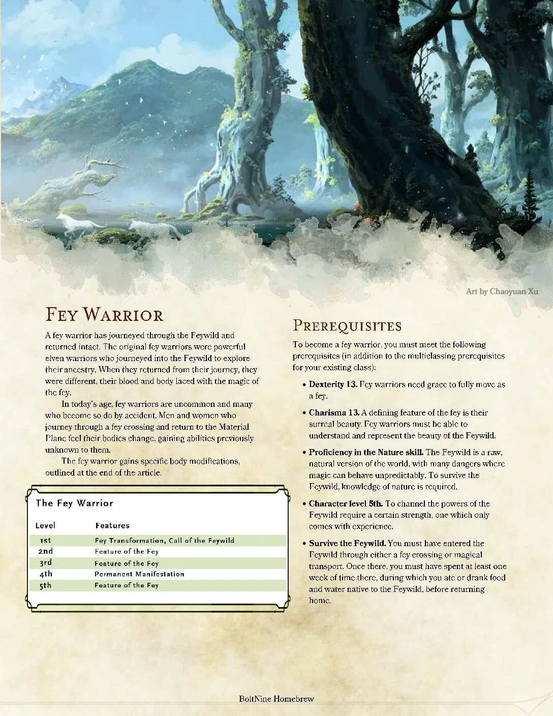 Fey Warrior