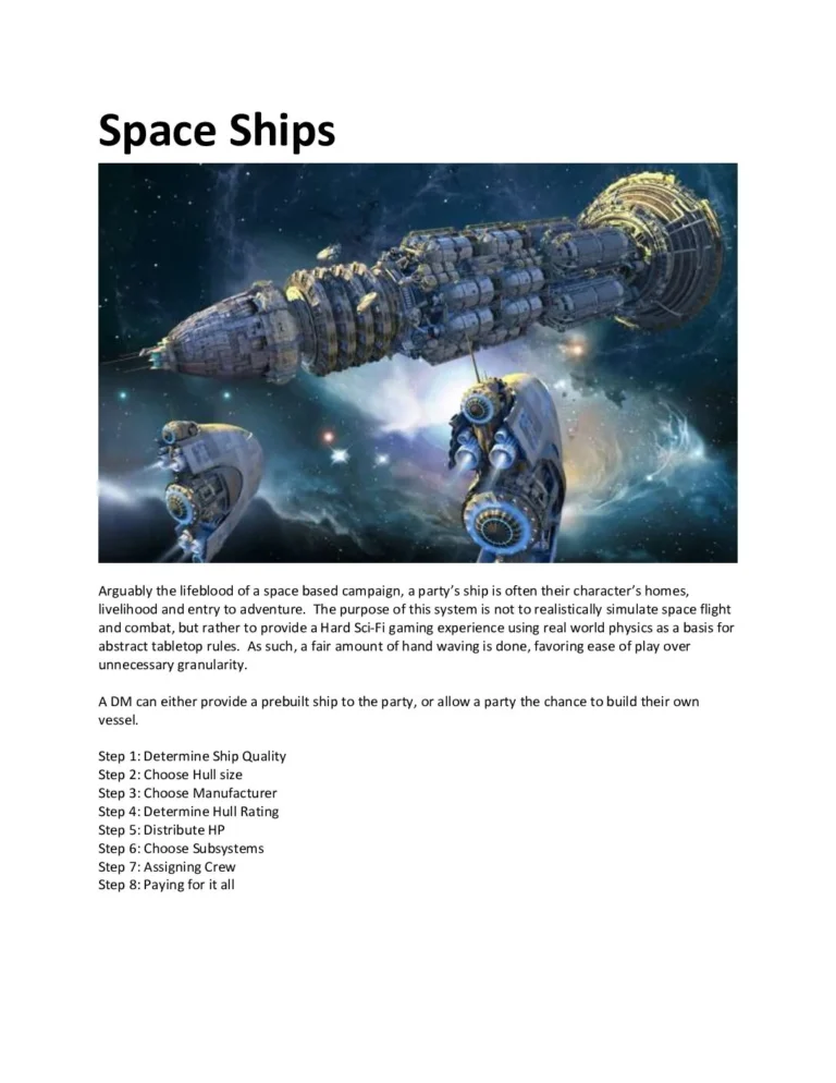 Fifth Age - Spaceships