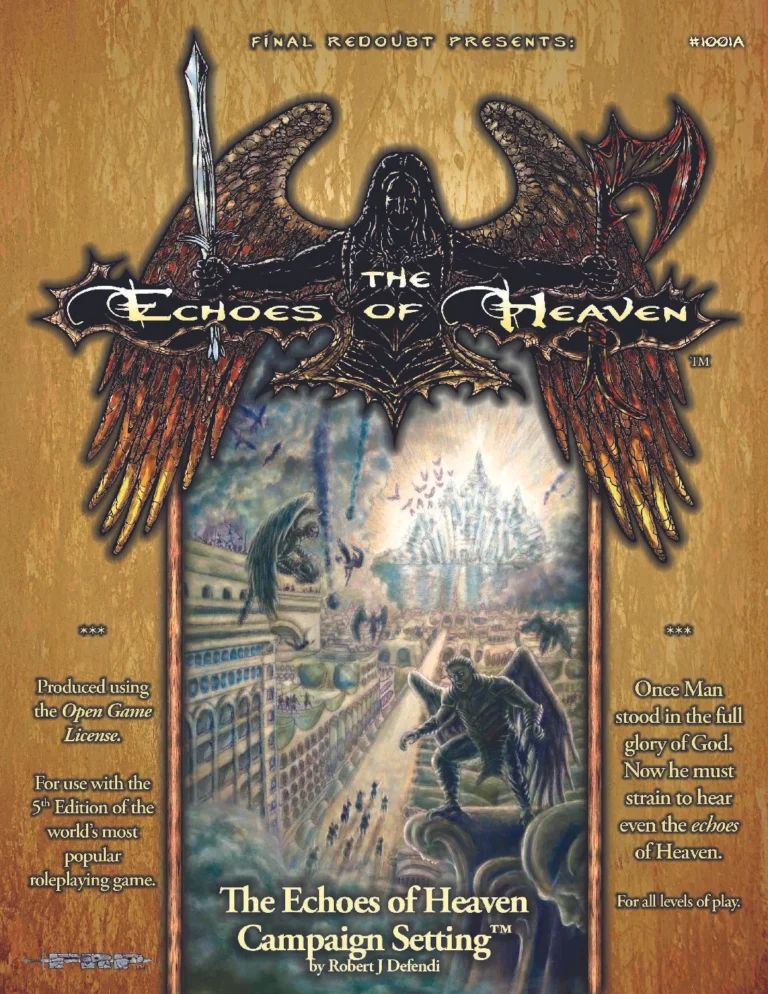 Final Redoubt - The Echoes of Heaven Campaign Setting