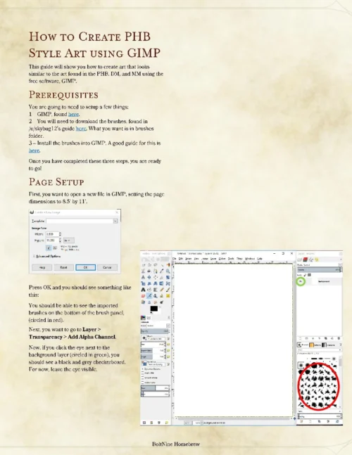 GIMP Art Tutorial