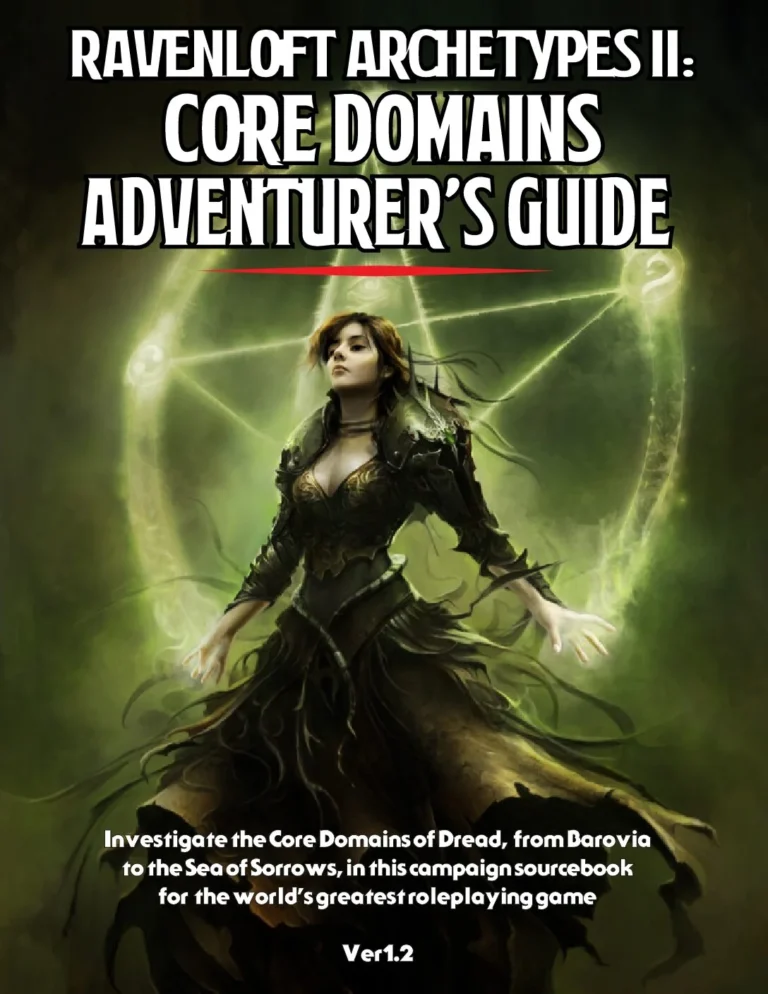 Jeremy Forbing - Ravenloft Archetypes II - Core Domains Adventurer's Guide