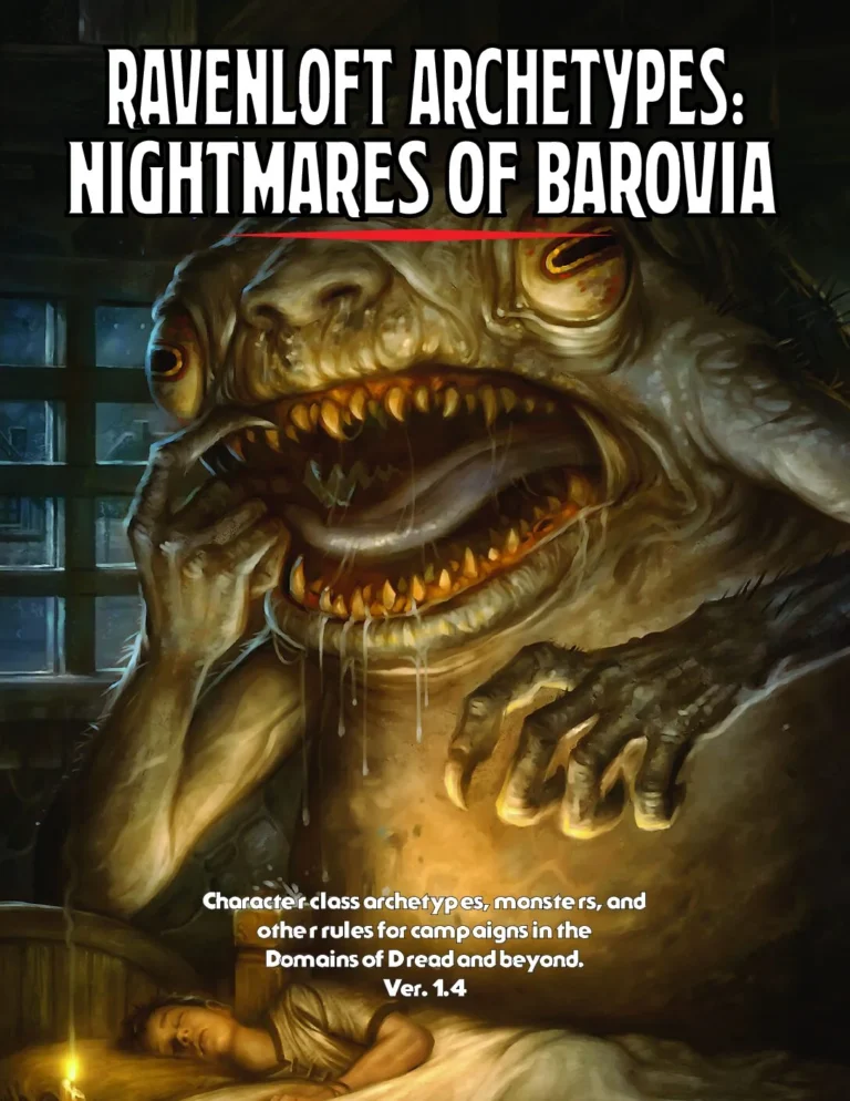 Jeremy Forbing - Ravenloft Archetypes - Nightmares of Barovia v1