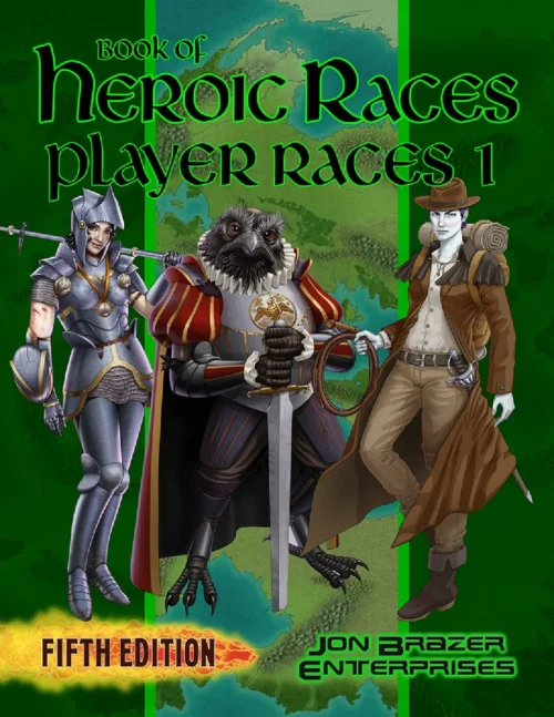 Jon Brazer - Book of Heroic Races, Player Races 1