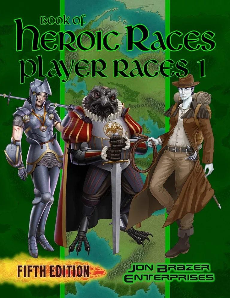 Jon Brazer - Book of Heroic Races, Player Races 1