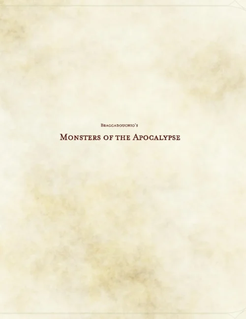 Monsters of the Apocalypse