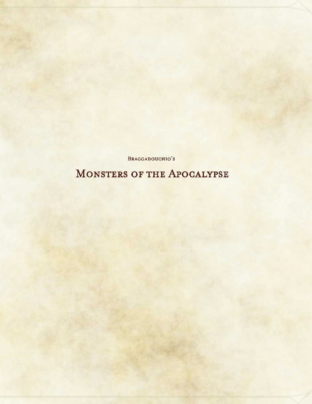 Monsters of the Apocalypse