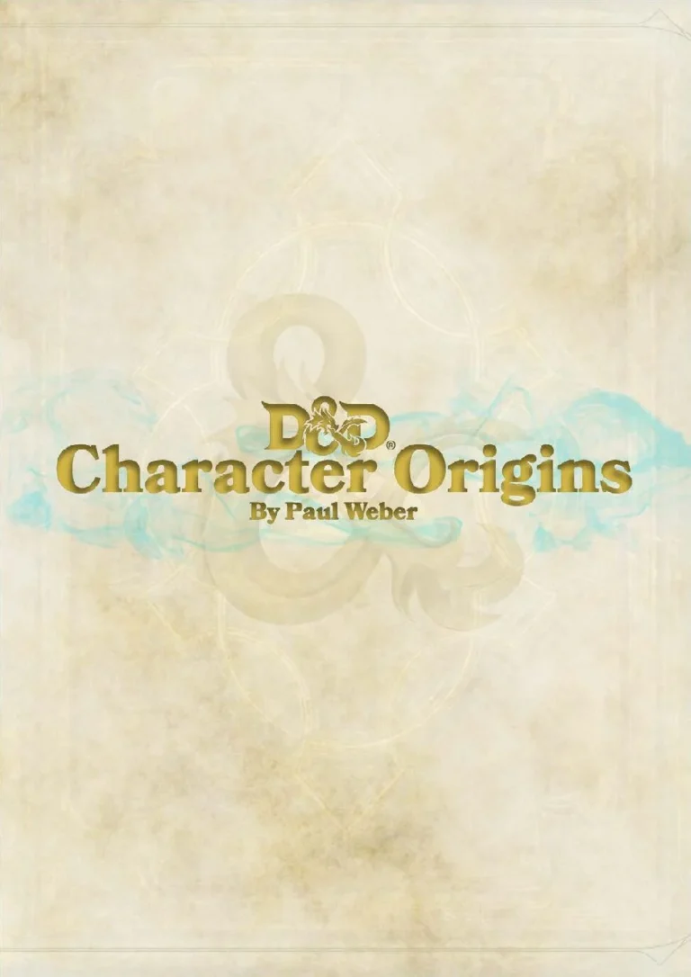Paul Weber - Character Origins