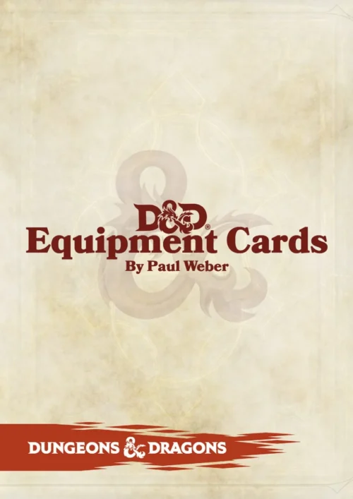 Paul Weber - Equipment Cards