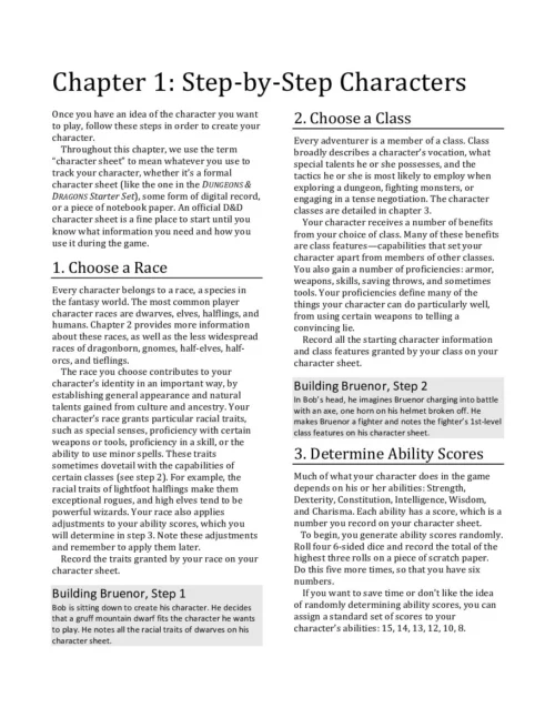 Player's Handbook (Alpha Draft)