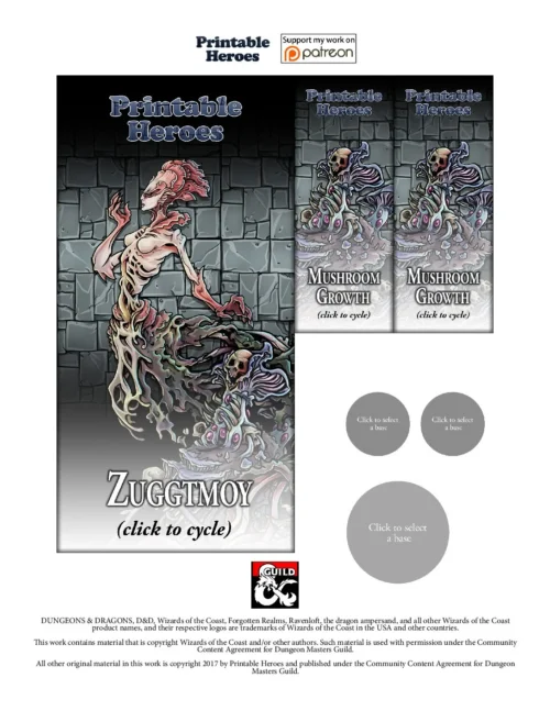 Printable Heroes - Zuggtmoy