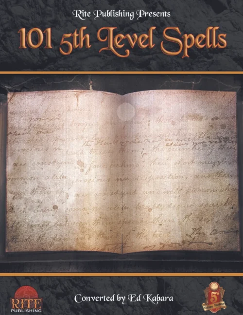 Rite - 101 5th Level Spells