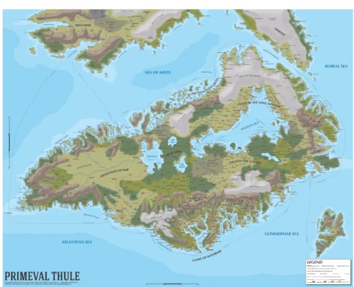 SQG - Primeval Thule - Continent Map v1