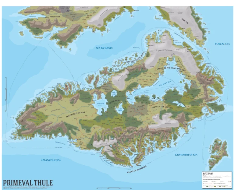 SQG - Primeval Thule - Continent Map v1