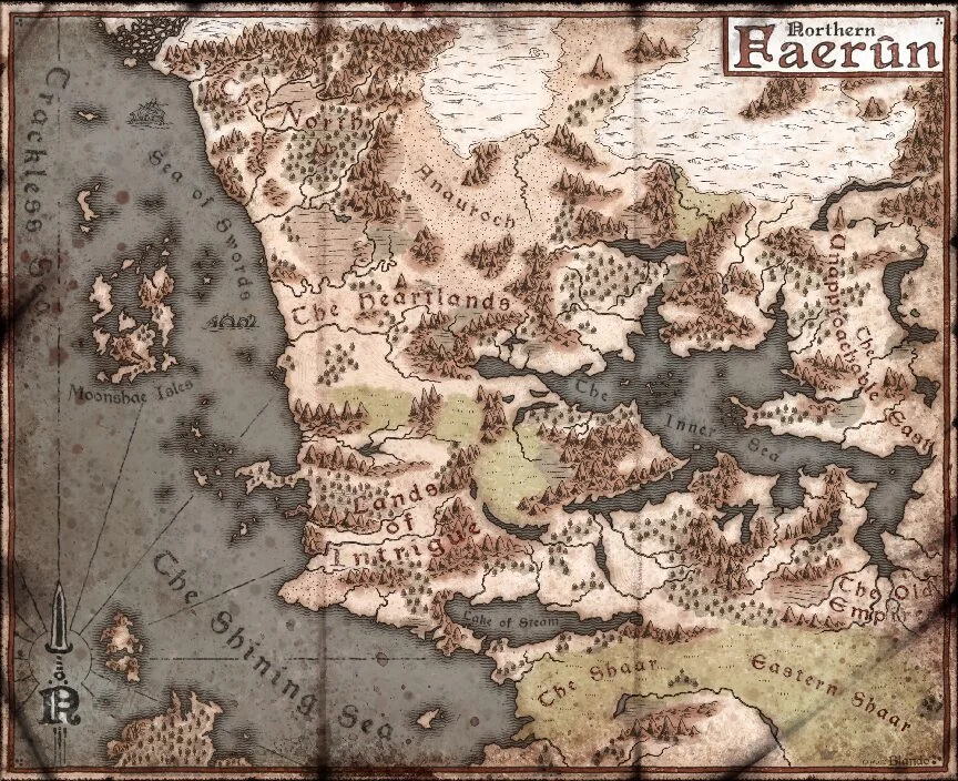 Sword Coast Adventurer's Guide - Maps