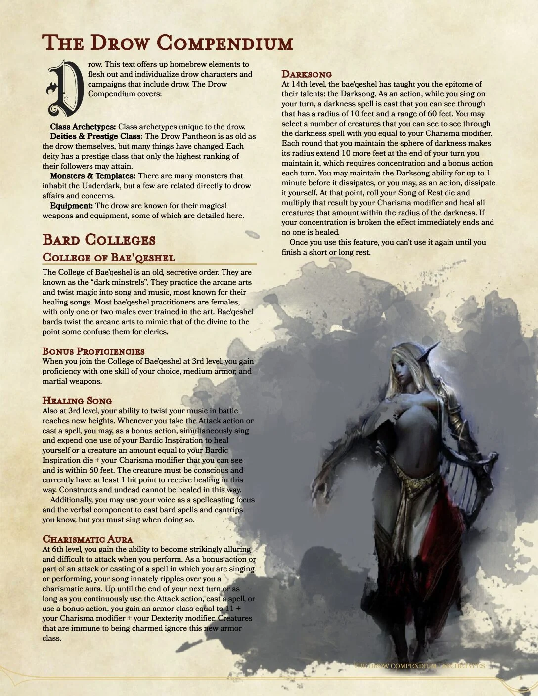 The Drow Compendium