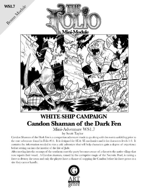 The Folio #14 - WS1.7 - Candon Shaman of the Dark Fen