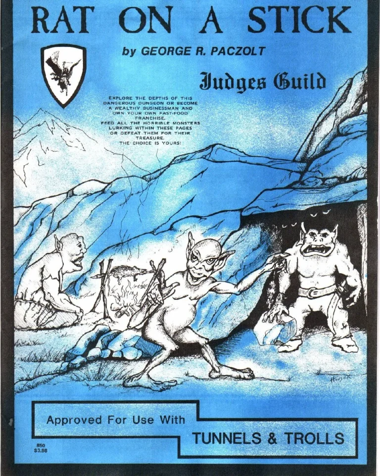 Tunnels & Trolls Rat on a Stick