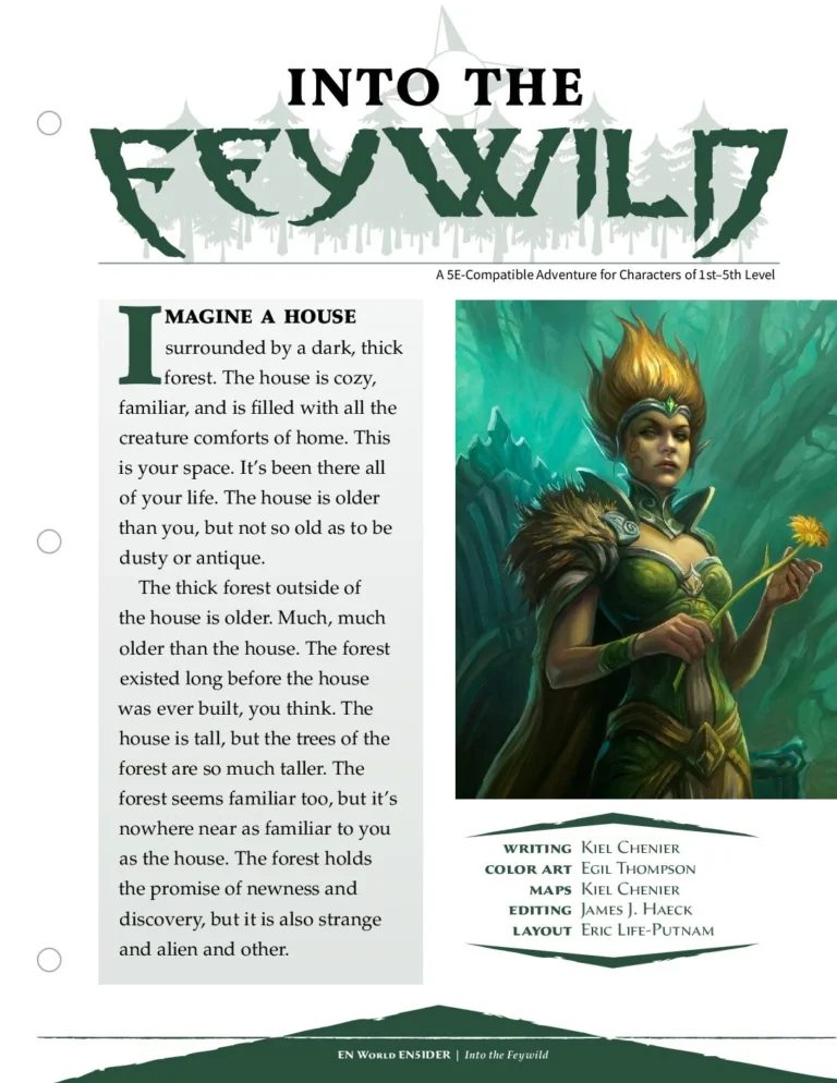 en5ider 100 - Into the Feywild